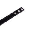 Collar con Aro Ajustable BDSM 38.2cm Negro | Bondage Cuello O-Ring | Cuero Sintético Suave | Juego de Sumisión Erótico