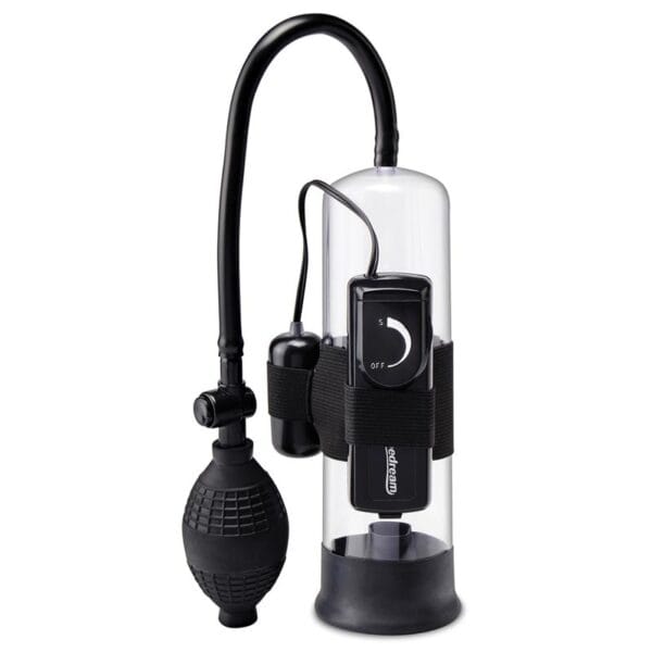 Pump Worx Succionador Vibrador para Principiantes | Negro | Ondas de Presión y Vibración Suave | Ideal para Iniciarse