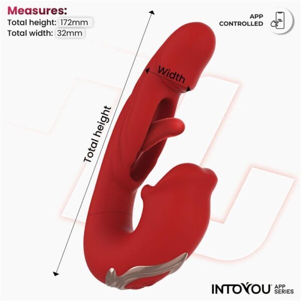 Mouty - Vibrador con Mordisqueo y Flipping - Control por App - Estimulación Innovadora
