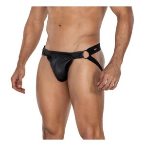 Suspensorio Jocksnap Negro | Ropa Interior Masculina Moderna y Atrevida