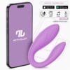 Juguete Sexual para Parejas Flexible con Control por App - Silicona Suave Color Lavanda