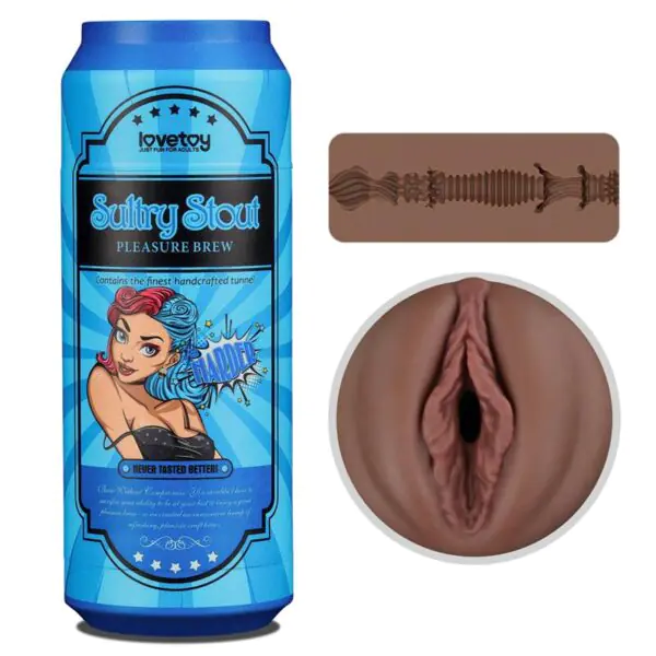 Lata Masturbadora Vagina Sultry Stout | Estimulación Compacta y Placer Intenso