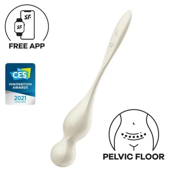Love Birds 1 Bolas Kegel con APP Blanco | Estimulación Inteligente y Suelo Pélvico Fuerte
