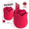 Meryl Estimulador Vibrador con Lengua - 2 Motores Potentes - Diseño de Rosa - Placer Intenso
