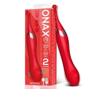 Onax Estimulador Doble Punto con Doble Pulsación Vibratoria - Recargable USB - Placer Focalizado e Intenso