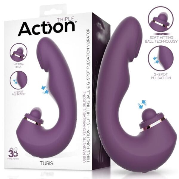 Turis Soft Hitting Ball - Vibrador Punto G con Pulsación - Estimulación Profunda y Vibratoria