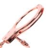 Esposas Oro Rosa con Llaves Calavera | BDSM Elegantes y Seguras | Diseño Único | Juego Erótico para Adultos