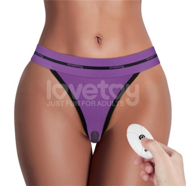 LOVETOY Braguita con Vibración Printed Panties 24-27"
