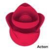 Meryl Estimulador Vibrador con Lengua - 2 Motores Potentes - Diseño de Rosa - Placer Intenso