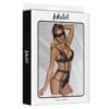 ADALET LINGERIE Beatrix Tedy con Liguero y Antifaz Encaje