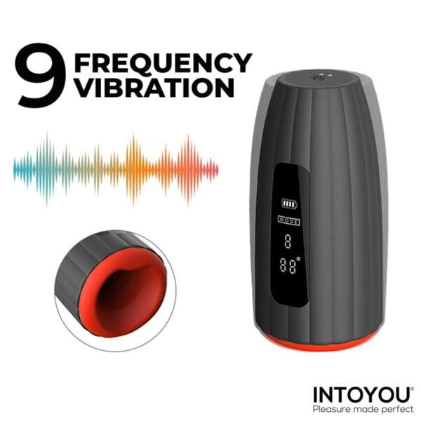 Masturbador Avanzado con Vibración, Calor y Pantalla Digital | Tecnología de Placer Personalizado