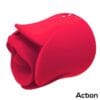Meryl Estimulador Vibrador con Lengua - 2 Motores Potentes - Diseño de Rosa - Placer Intenso