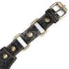 Rebellion Reign Collar con Cadena BDSM | Cuero Sintético Resistente | Juego de Sumisión y Dominación | Ajustable