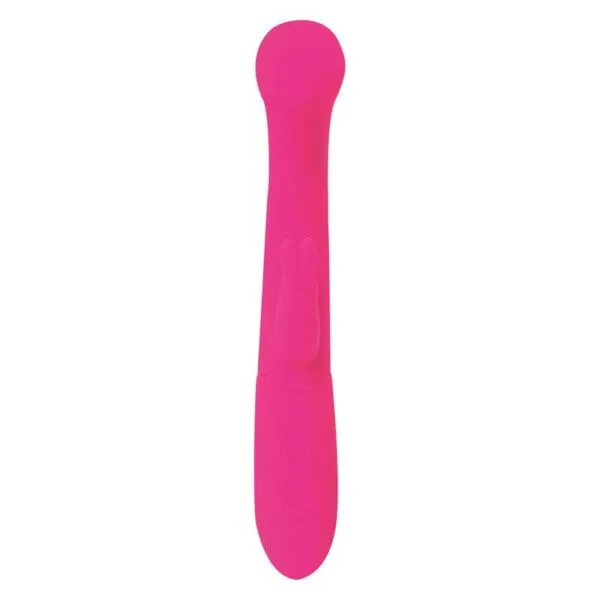 Cotton Vibrador Punto G y Conejito USB de Silicona Fucsia | Placer Dirigido y Estimulación Dual