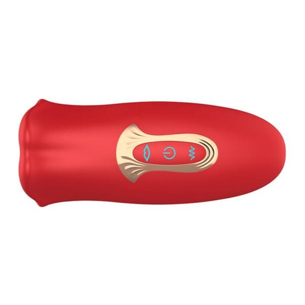 Ember Masajeador Oral con Lameteo y Vibración - Silicona Suave Recargable USB - Placer Sensorial